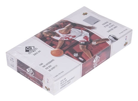 2003-04 SP Authentic Basketball Unopened Hobby Box (24 Packs)